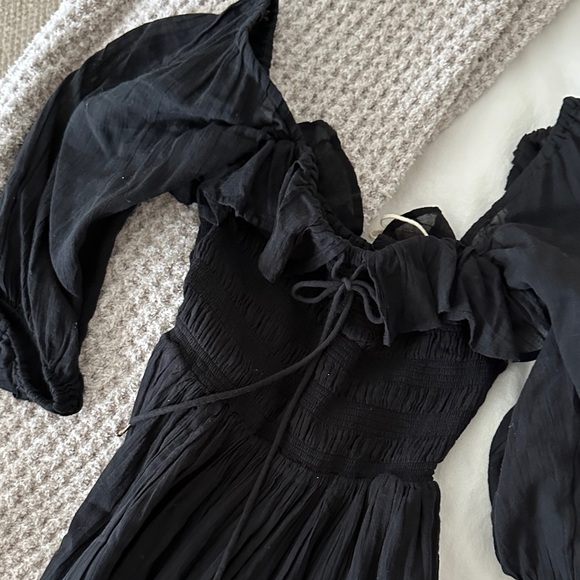 Free People Black Women's Dress - Picture 5 of 5